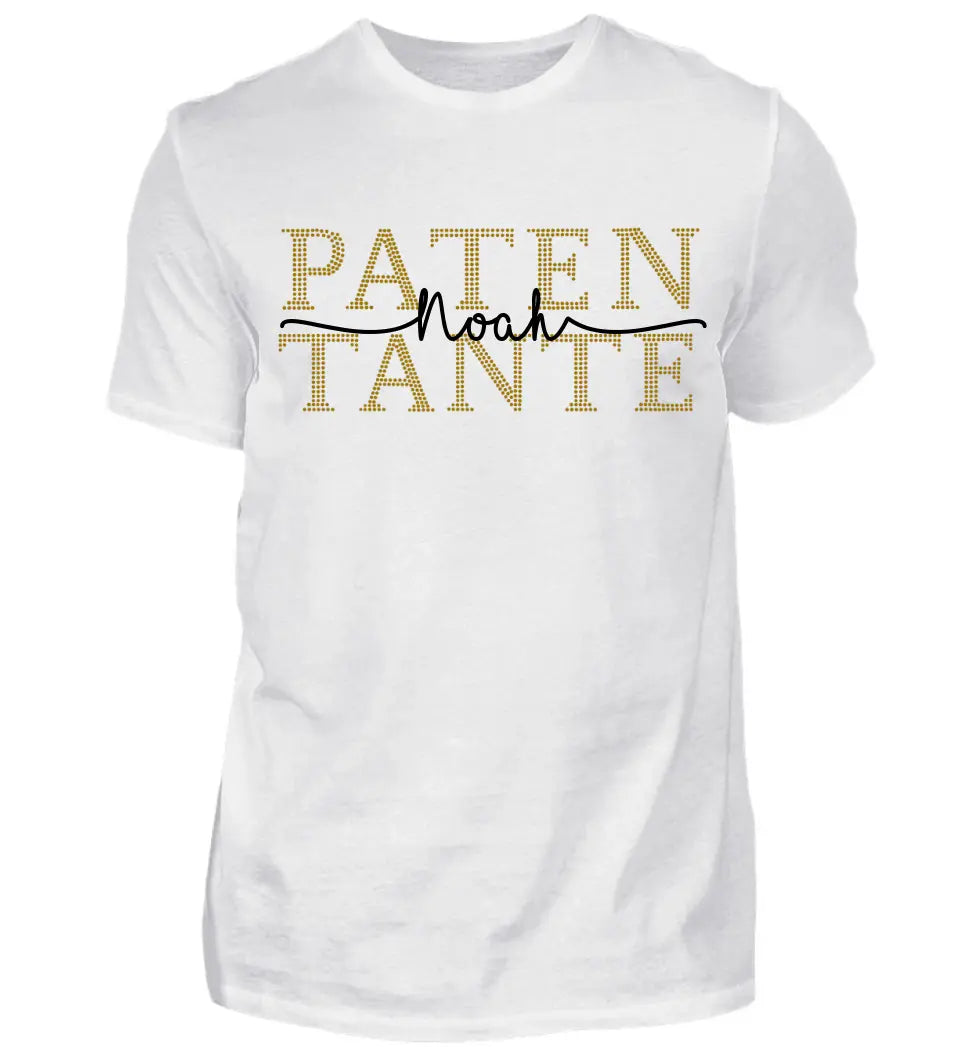 Patenonkel & Patentante personalisiertes Premium T-Shirt aus Biobaumwolle