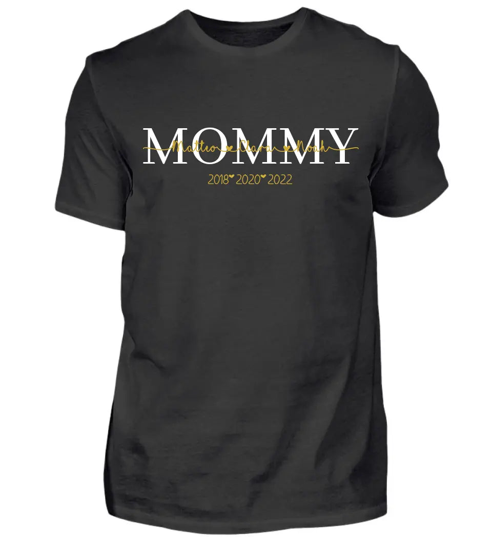 Mommy Personalisiertes Premium Shirt aus Biobaumwolle