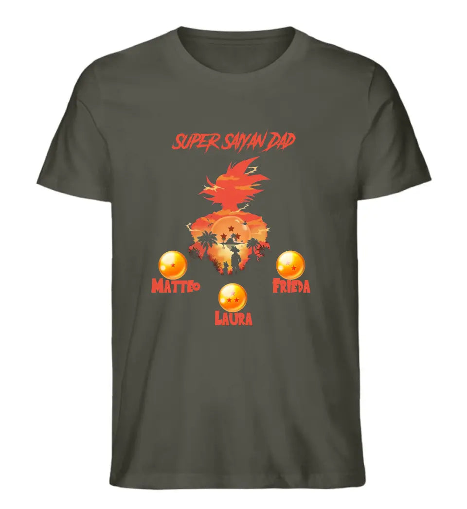 Super Saiyan Dad T-Shirt aus Biobaumwolle