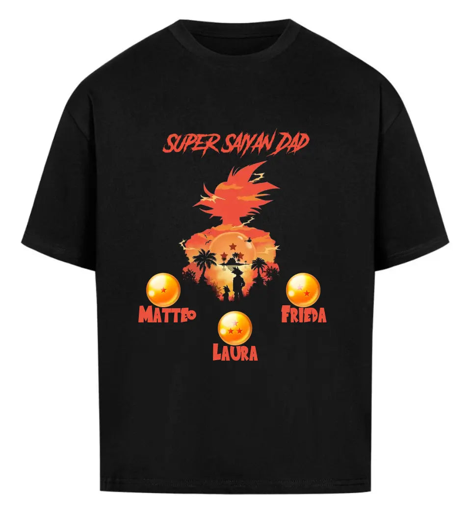 Super Saiyan Dad T-Shirt aus Biobaumwolle