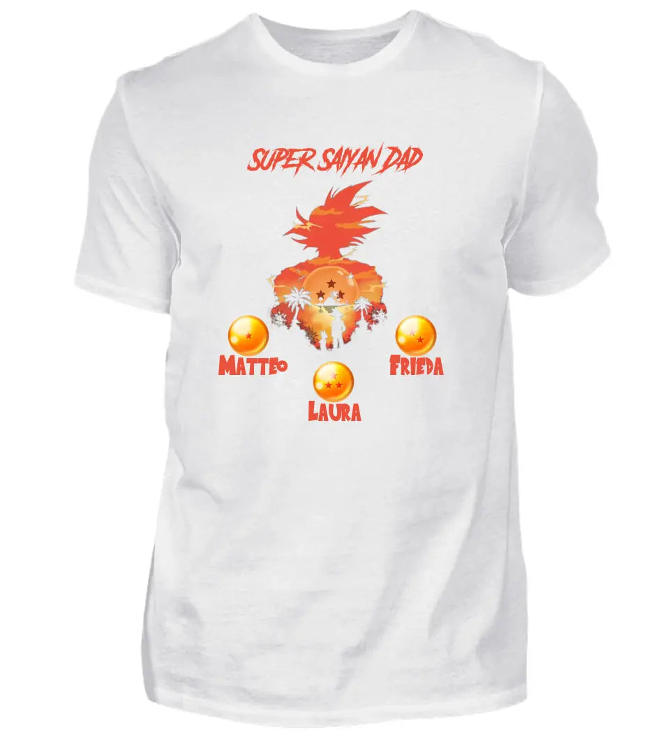 Super Saiyan Dad T-Shirt aus Biobaumwolle