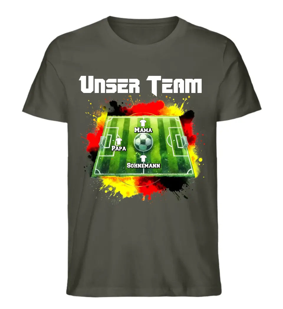 Fußball-Feld Premium T-Shirt aus Biobaumwolle