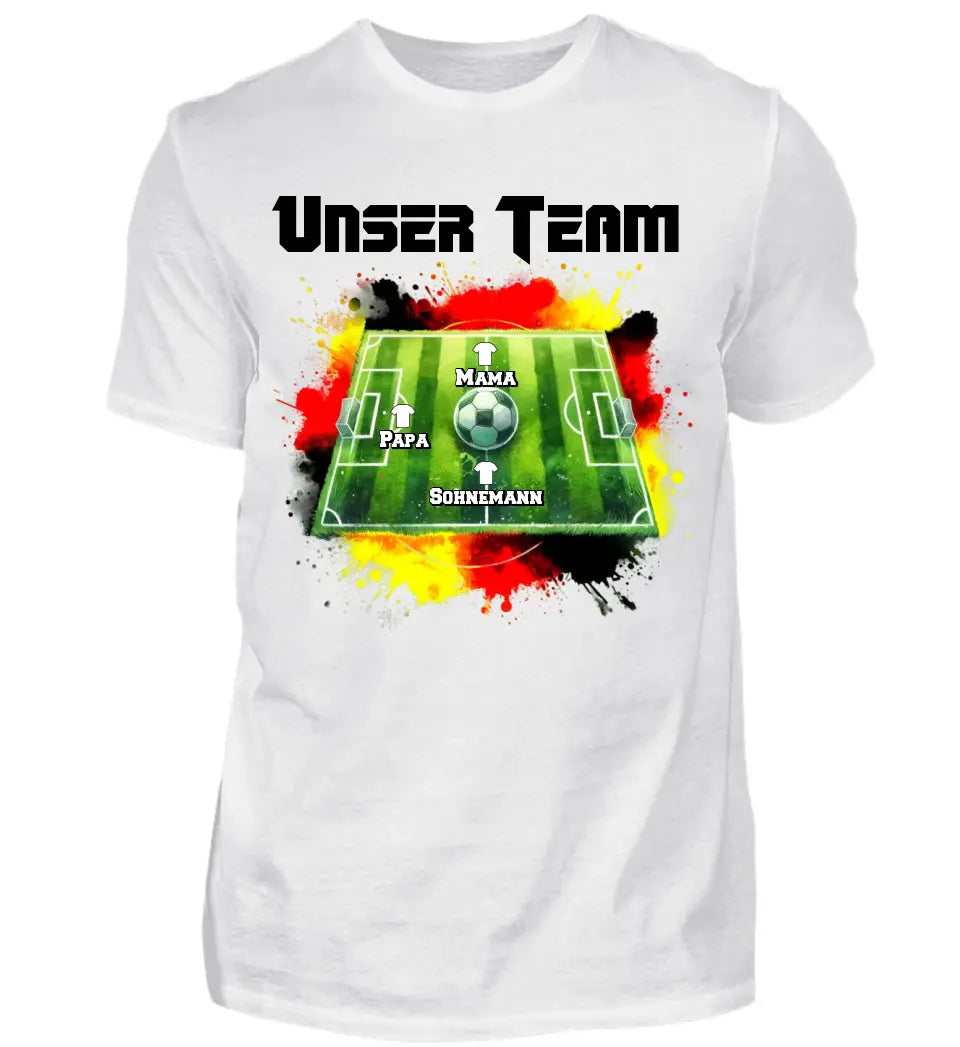 Fußball-Feld Premium T-Shirt aus Biobaumwolle