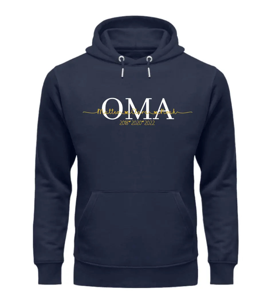 Omas personalisierbarer Premium Hoodie