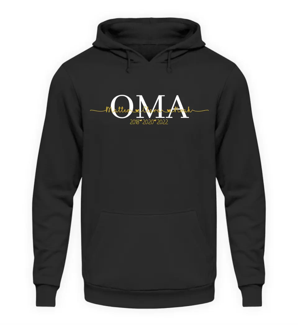 Omas personalisierbarer Premium Hoodie