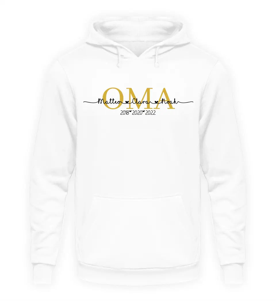 Omas personalisierbarer Premium Hoodie