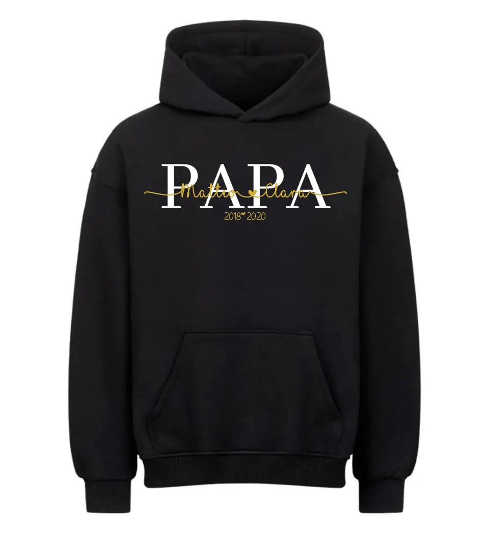 Papas personalisierbarer Premium Hoodie