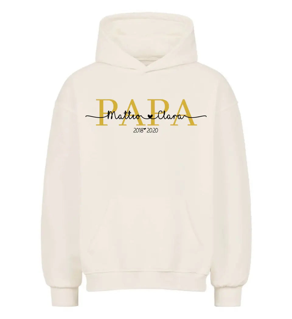 Papas personalisierbarer Premium Hoodie