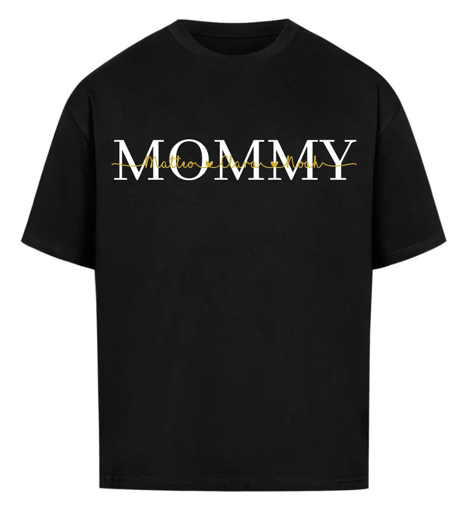 Mommy Personalisiertes Premium Shirt aus Biobaumwolle