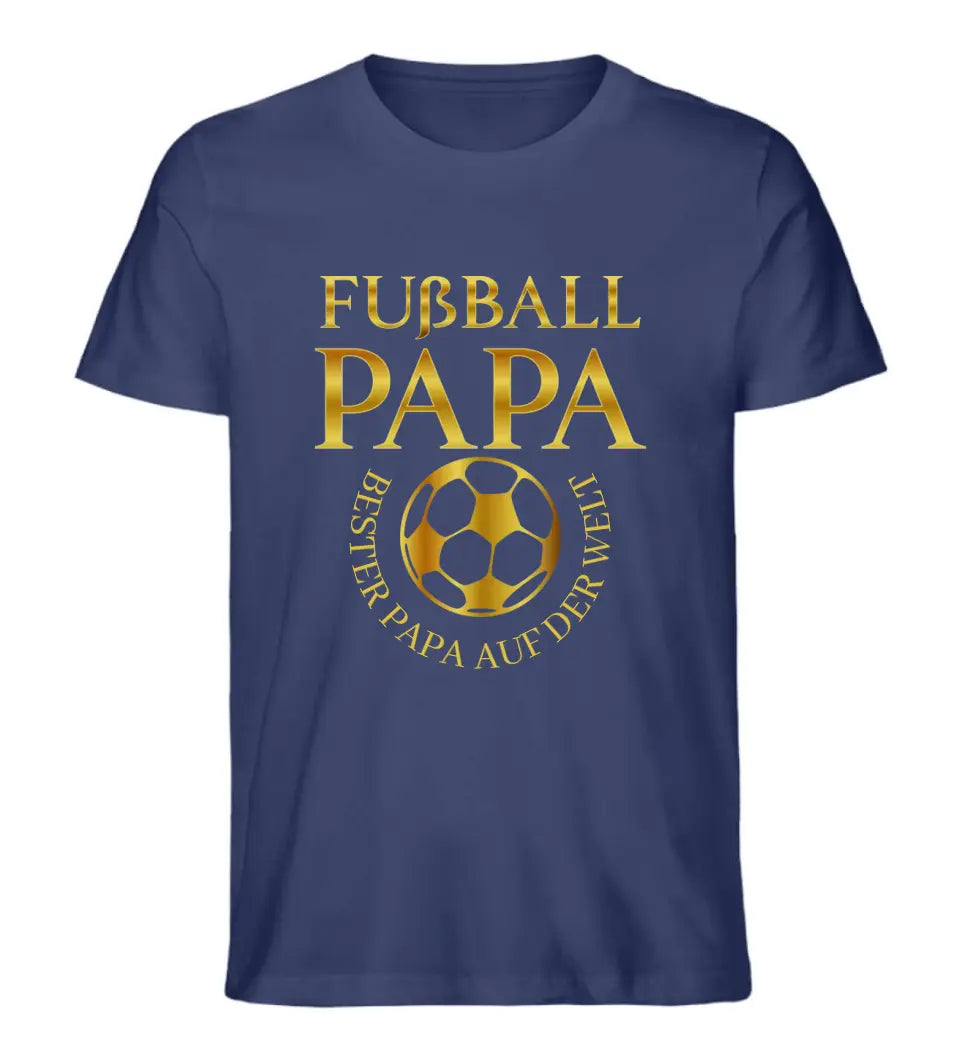 Fußball Papa T-Shirt aus Biobaumwolle