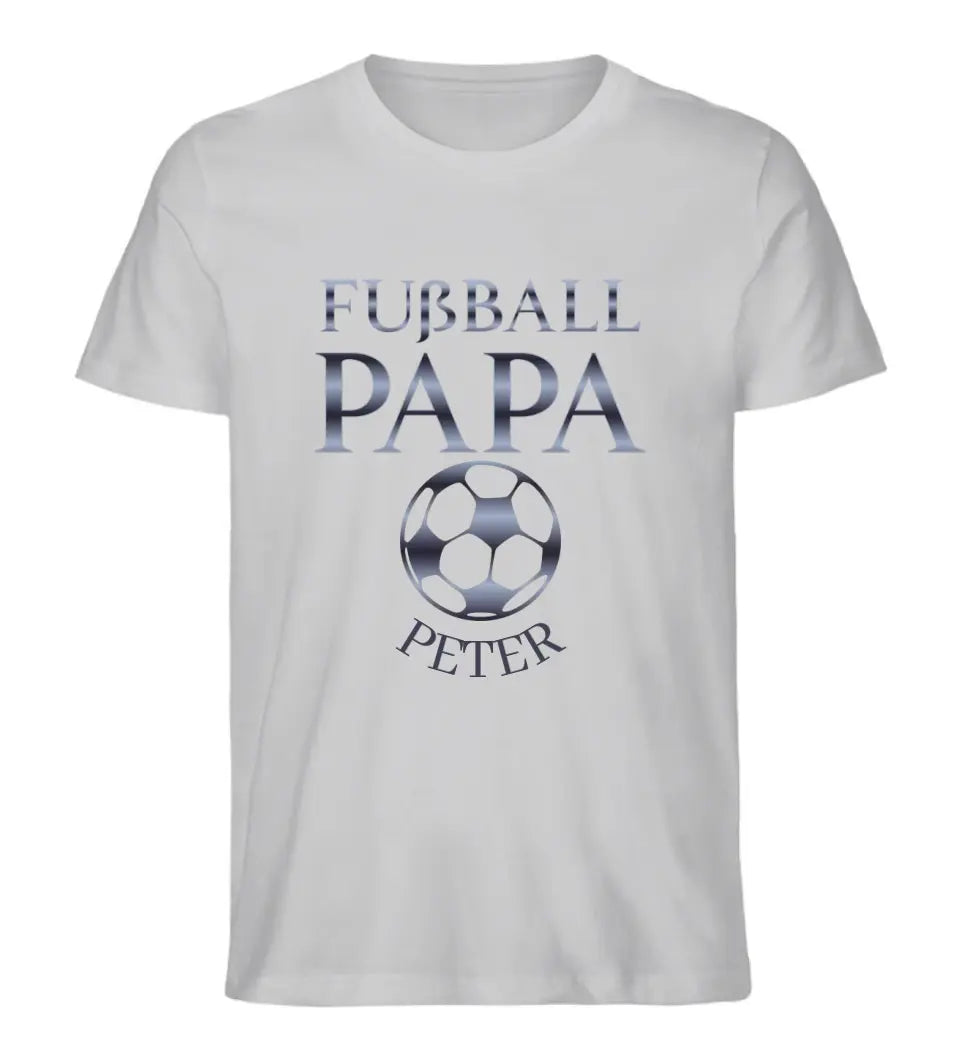 Fußball Papa T-Shirt aus Biobaumwolle