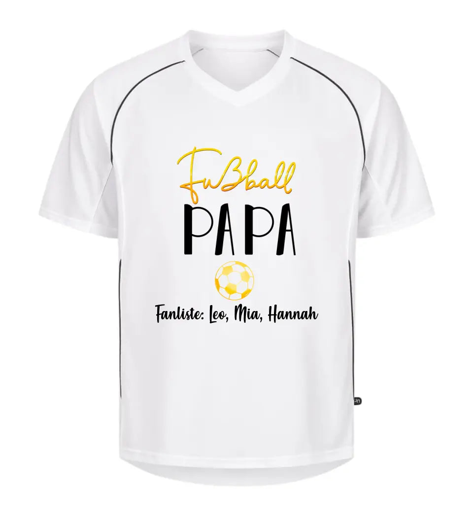 Fußball-Papa Fanliste Premium T-Shirt aus Biobaumwolle