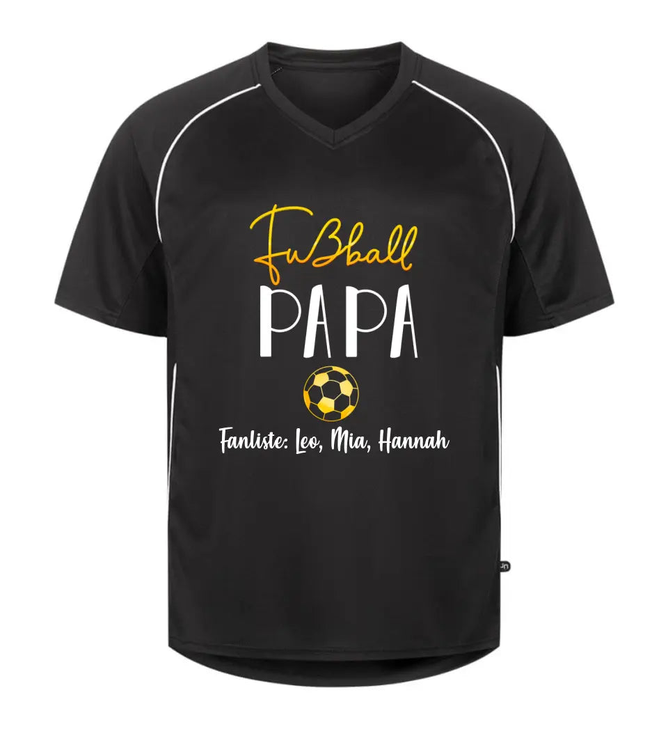 Fußball-Papa Fanliste Premium T-Shirt aus Biobaumwolle