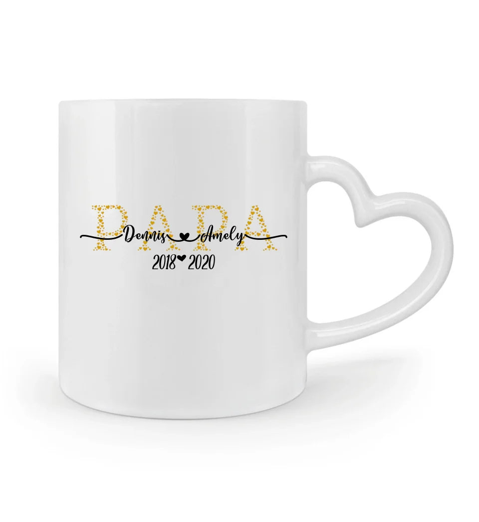 Papa & Mama Tasse Herzkollektion