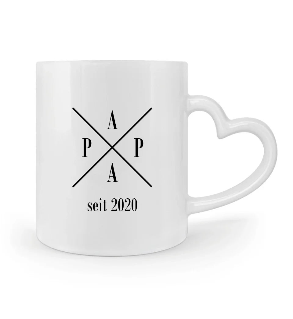 Papa Cross Tasse personalisierbar