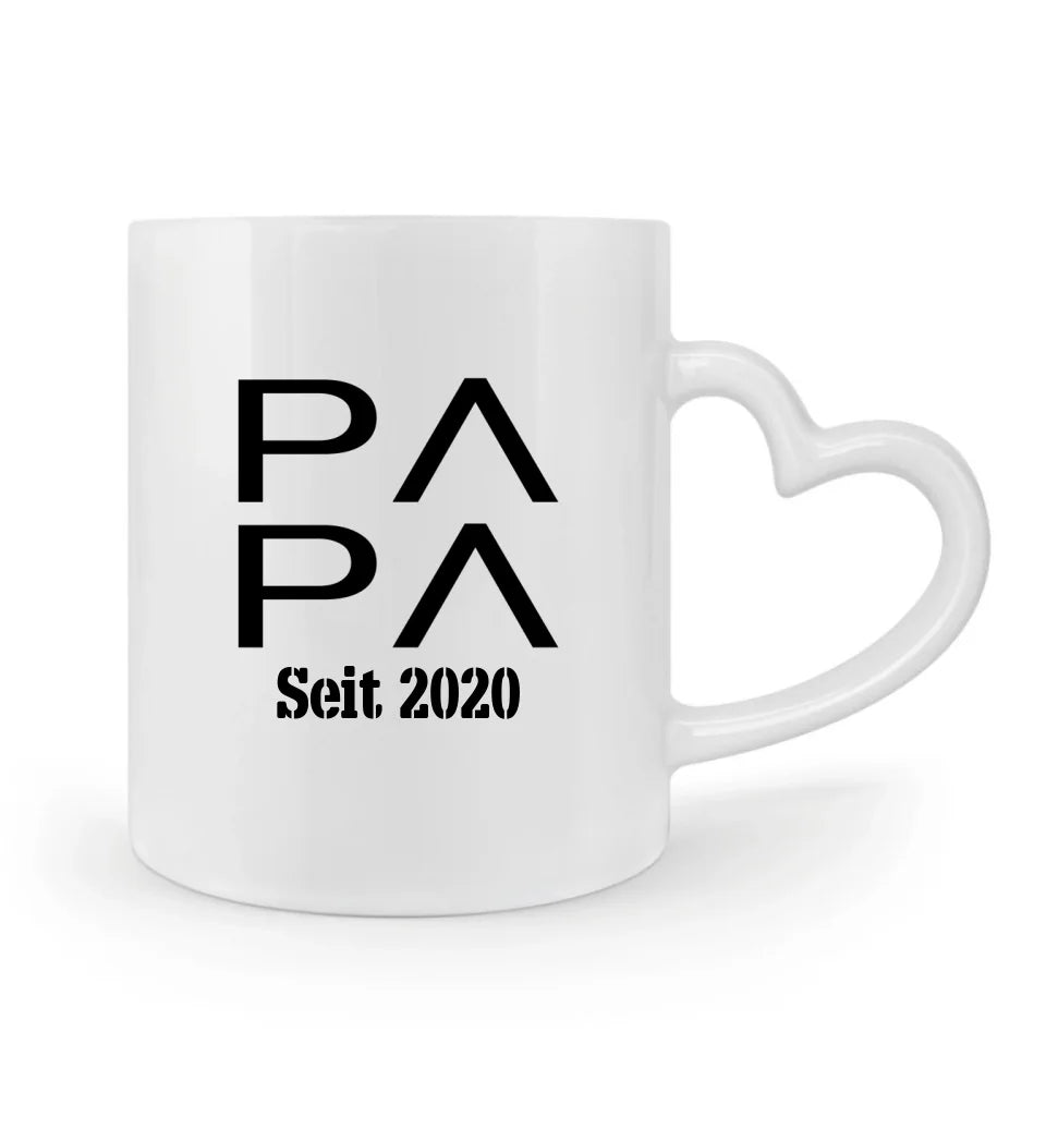 Papa seit Tasse personalisierbar