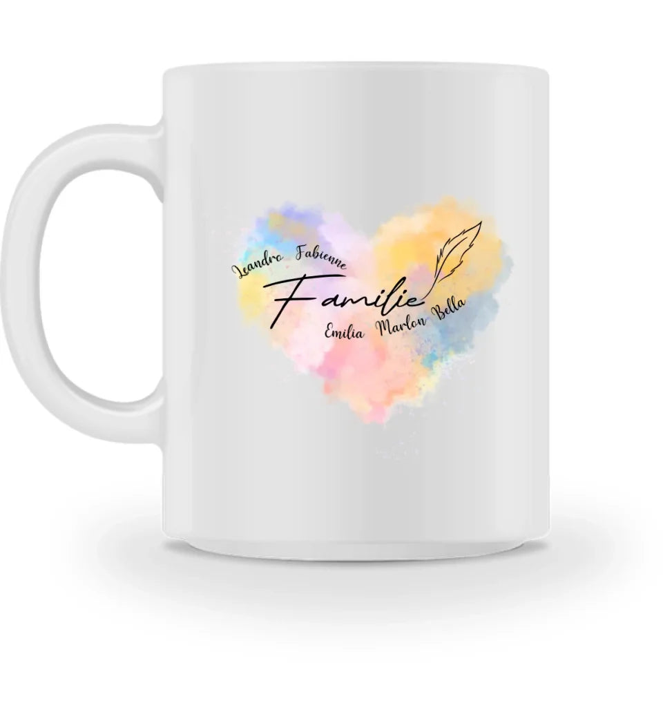 Familie Tasse personalisierbar