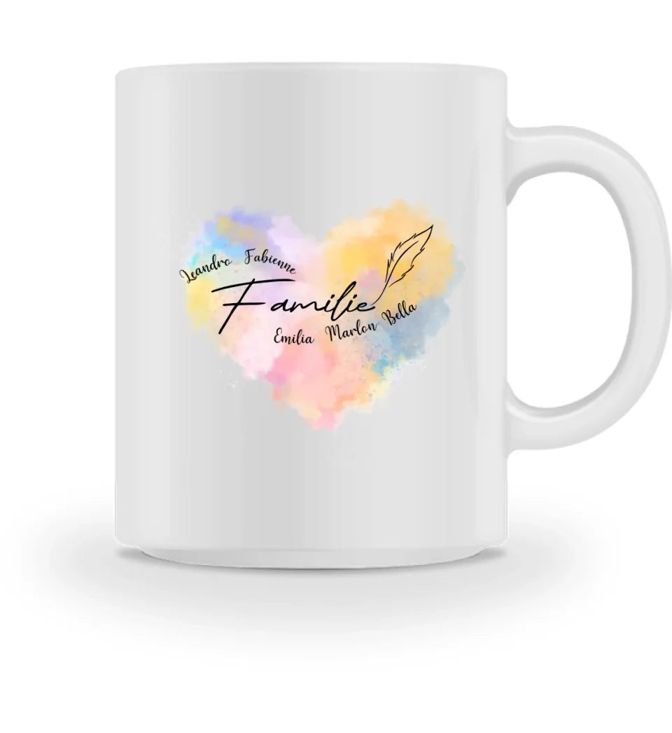 Familie Tasse personalisierbar