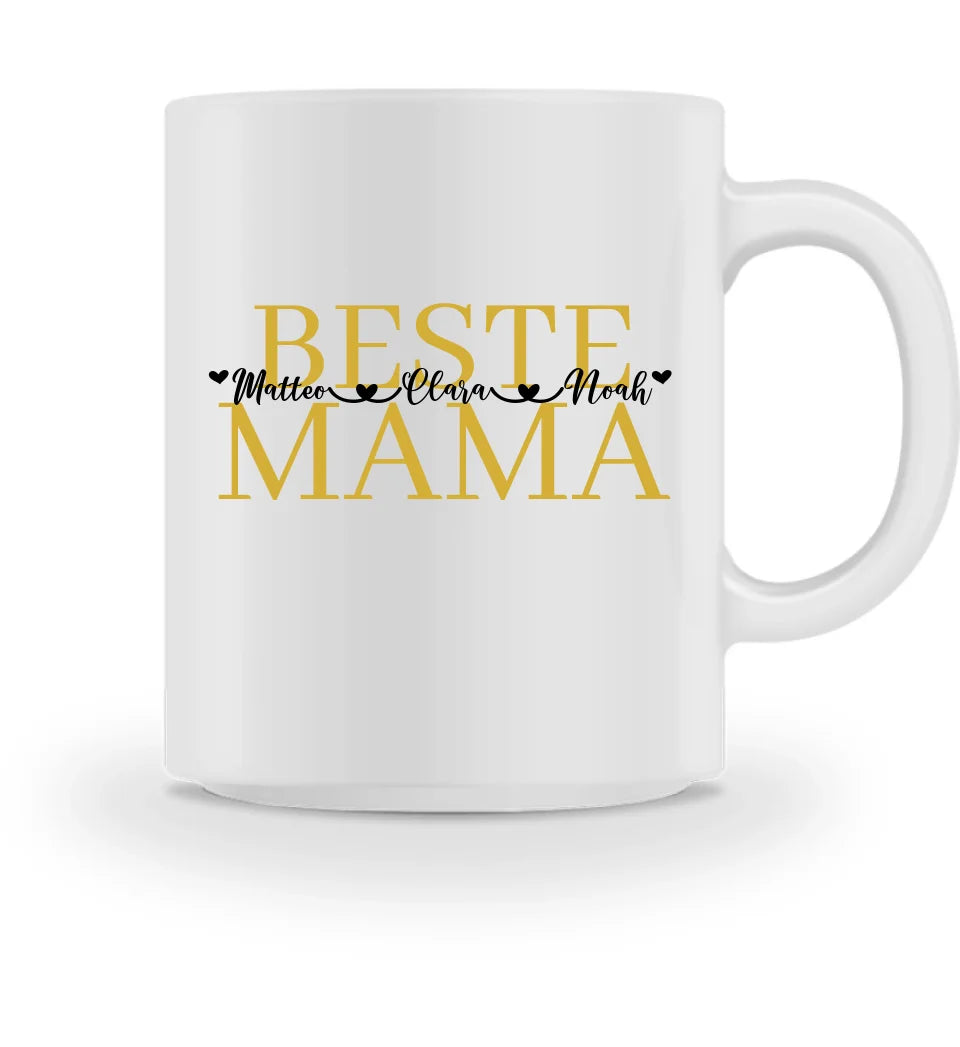 Beste Mama Tasse Personalisierbar