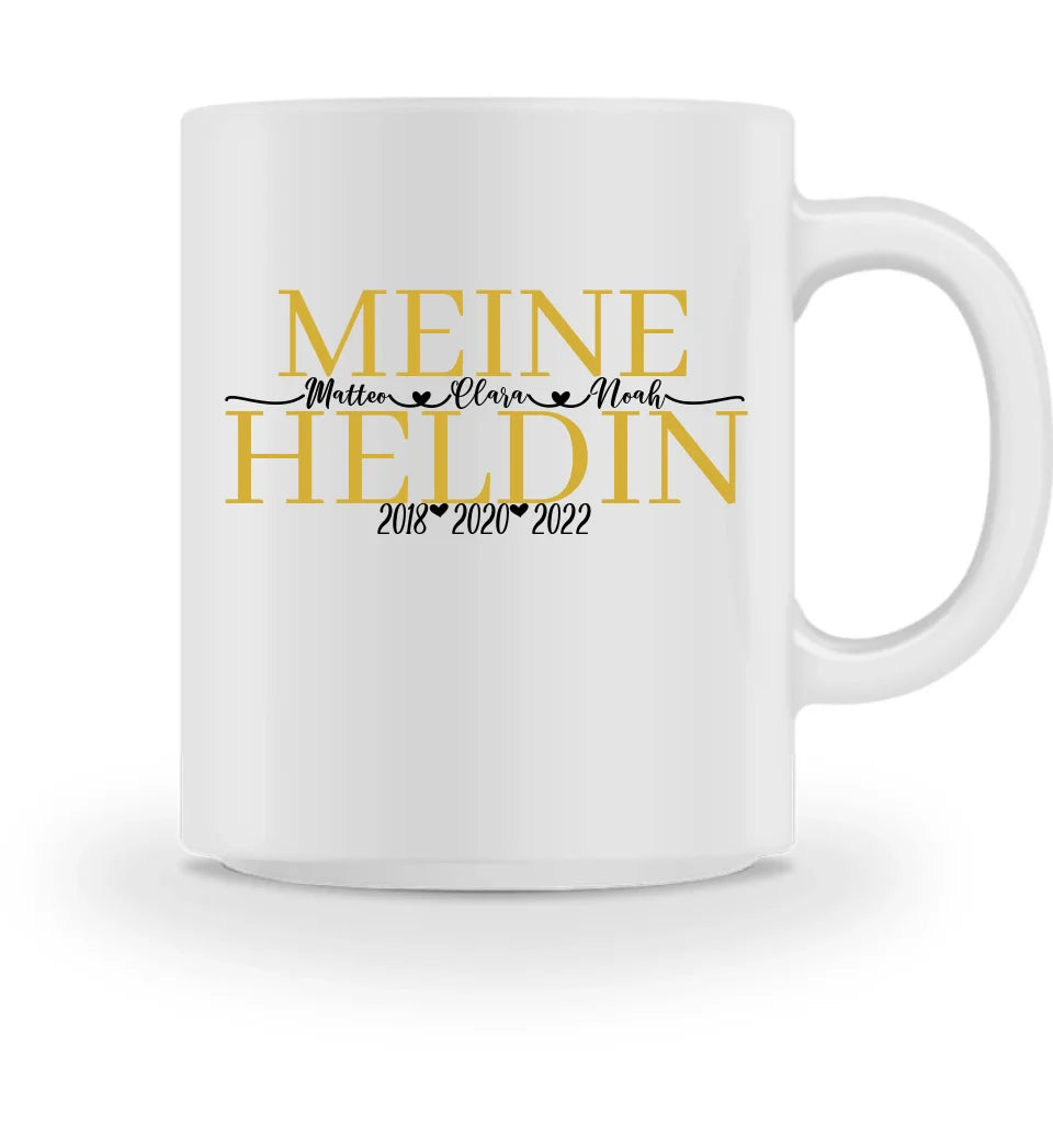 Heldin Tasse Personalisierbar