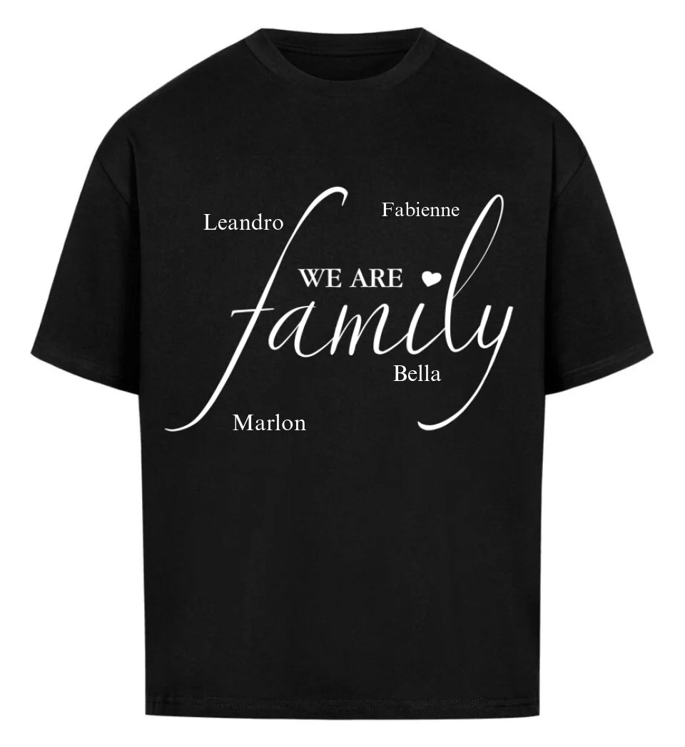 Family personalisiertes Premium Damen Shirt aus Biobaumwolle