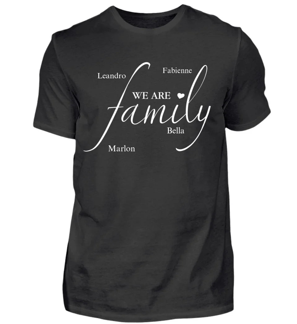 Family personalisiertes Premium Damen Shirt aus Biobaumwolle