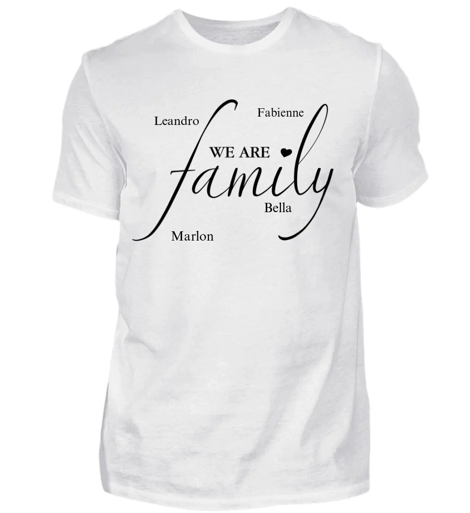 Family personalisiertes Premium Damen Shirt aus Biobaumwolle