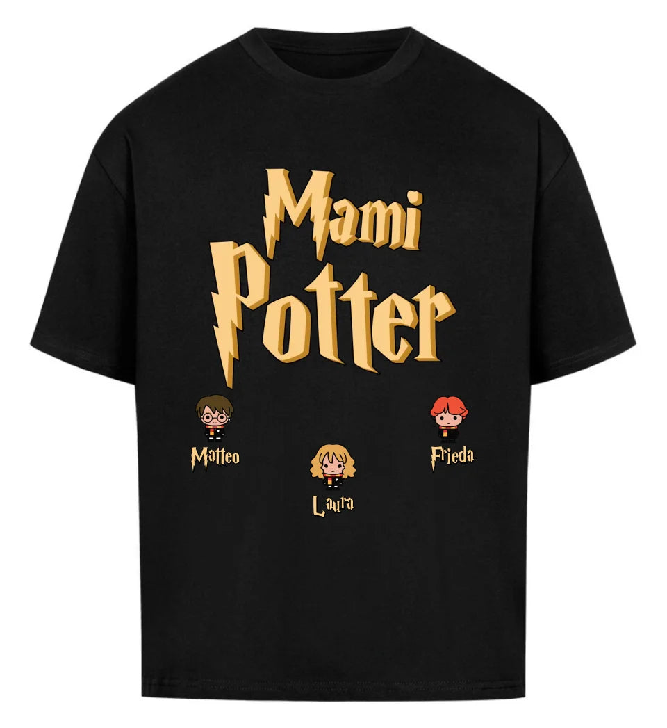 Mami Potter personalisiertes Damen Premium Shirt aus Biobaumwolle