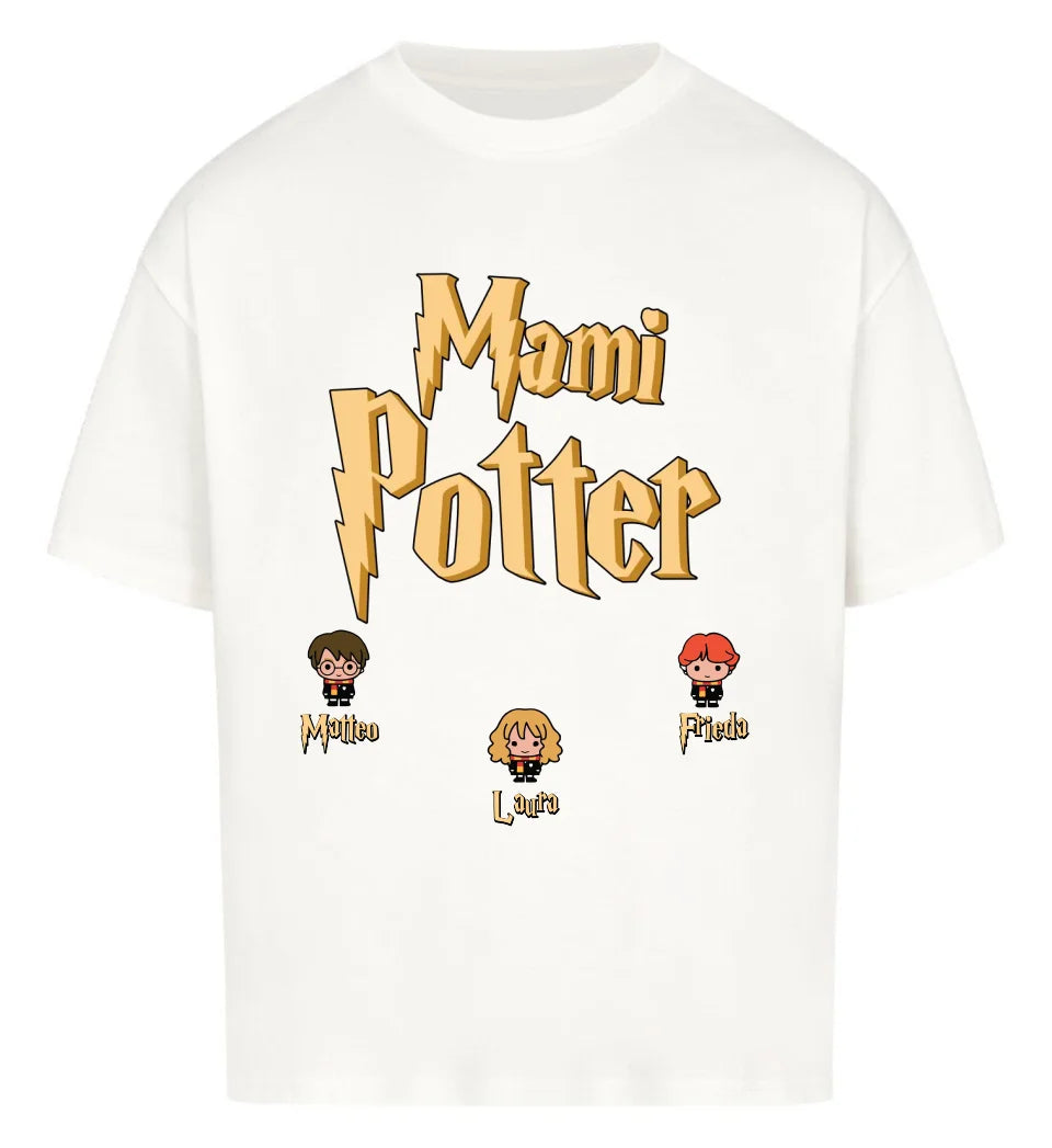 Mami Potter personalisiertes Damen Premium Shirt aus Biobaumwolle