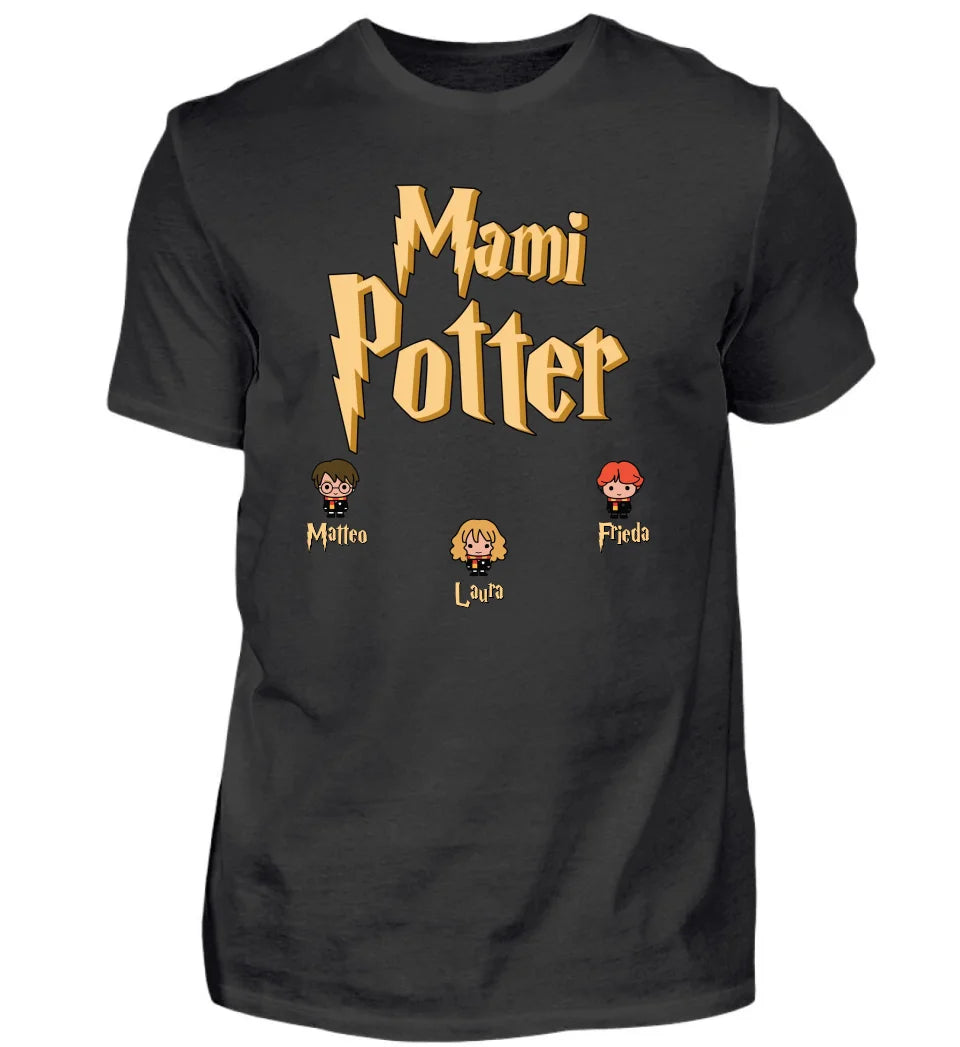 Mami Potter personalisiertes Damen Premium Shirt aus Biobaumwolle