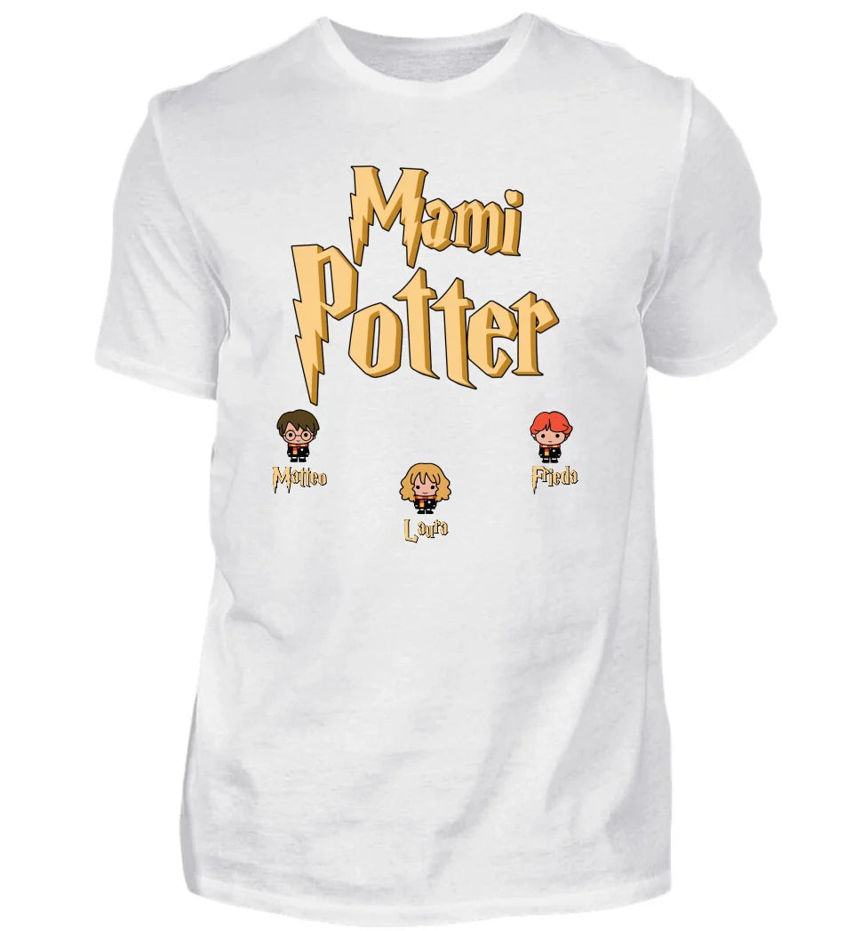 Mami Potter personalisiertes Damen Premium Shirt aus Biobaumwolle