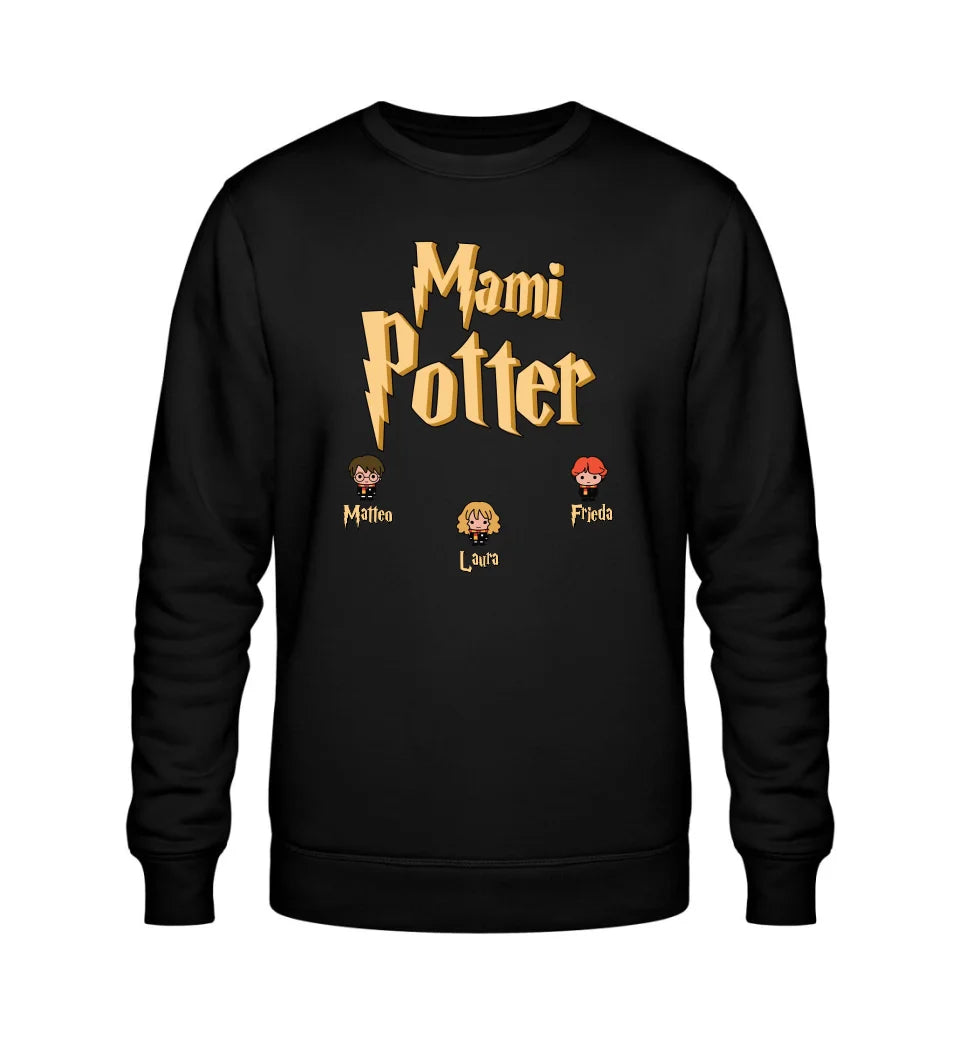 Mami Potter personalisiertes Premium Sweatshirt Pullover