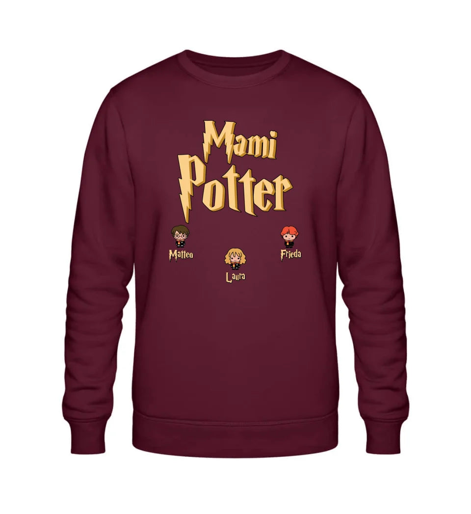 Mami Potter personalisiertes Premium Sweatshirt Pullover