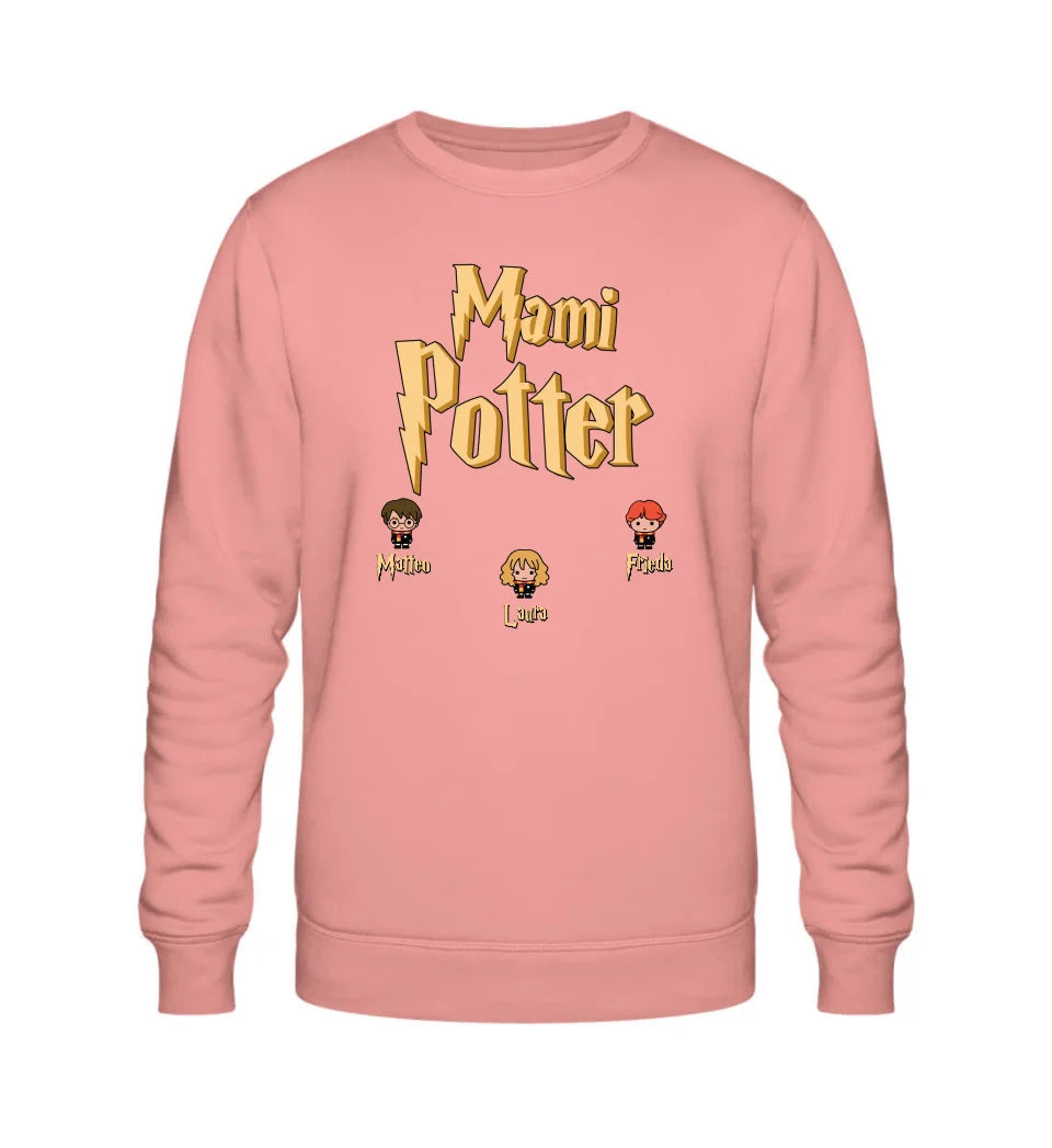 Mami Potter personalisiertes Premium Sweatshirt Pullover