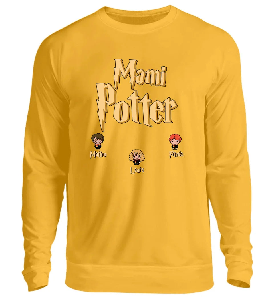 Mami Potter personalisiertes Premium Sweatshirt Pullover