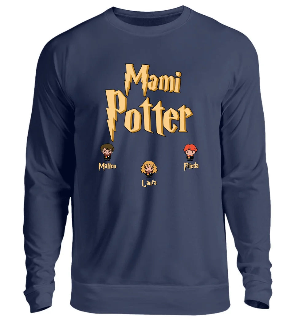 Mami Potter personalisiertes Premium Sweatshirt Pullover