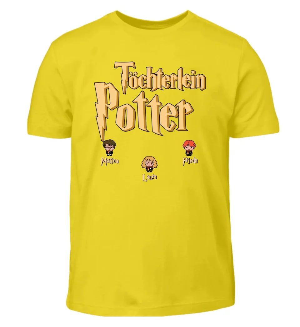 Töchterlein Potter personalisiertes Kinder T-Shirt