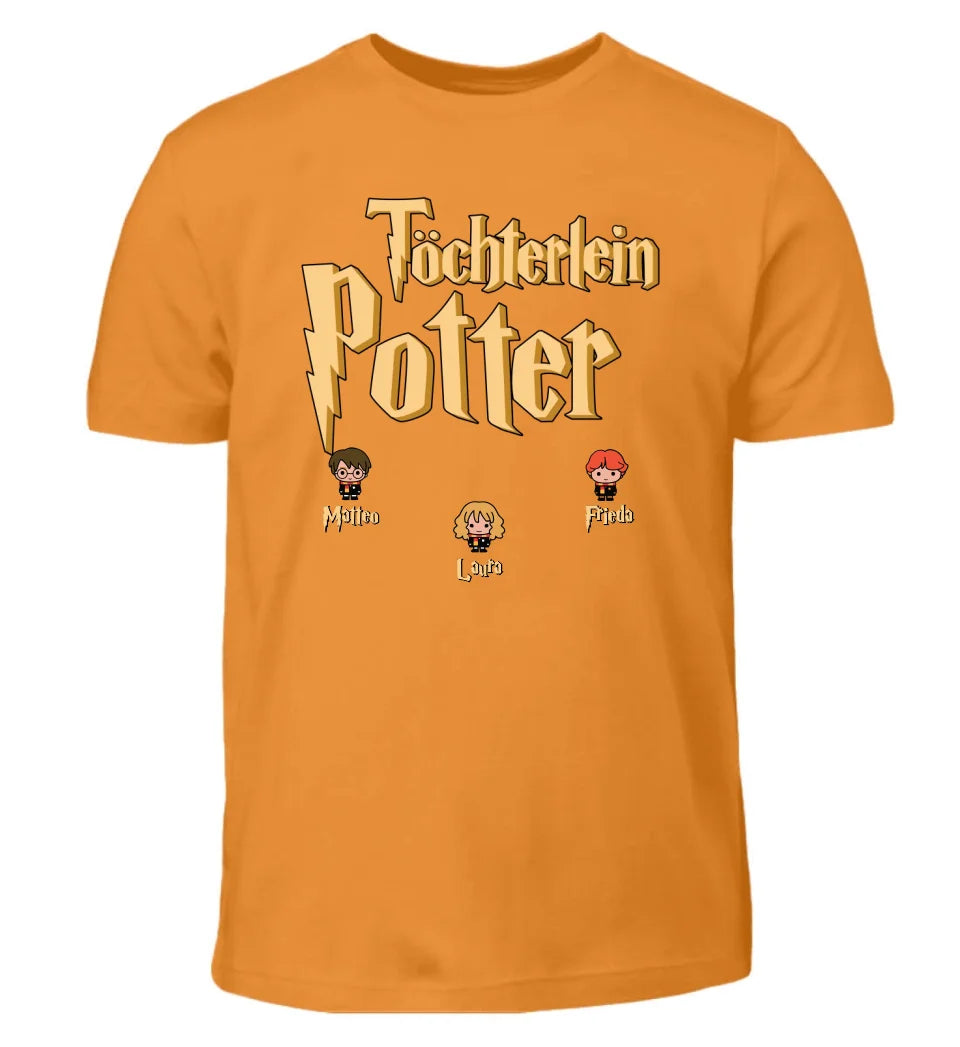 Töchterlein Potter personalisiertes Kinder T-Shirt