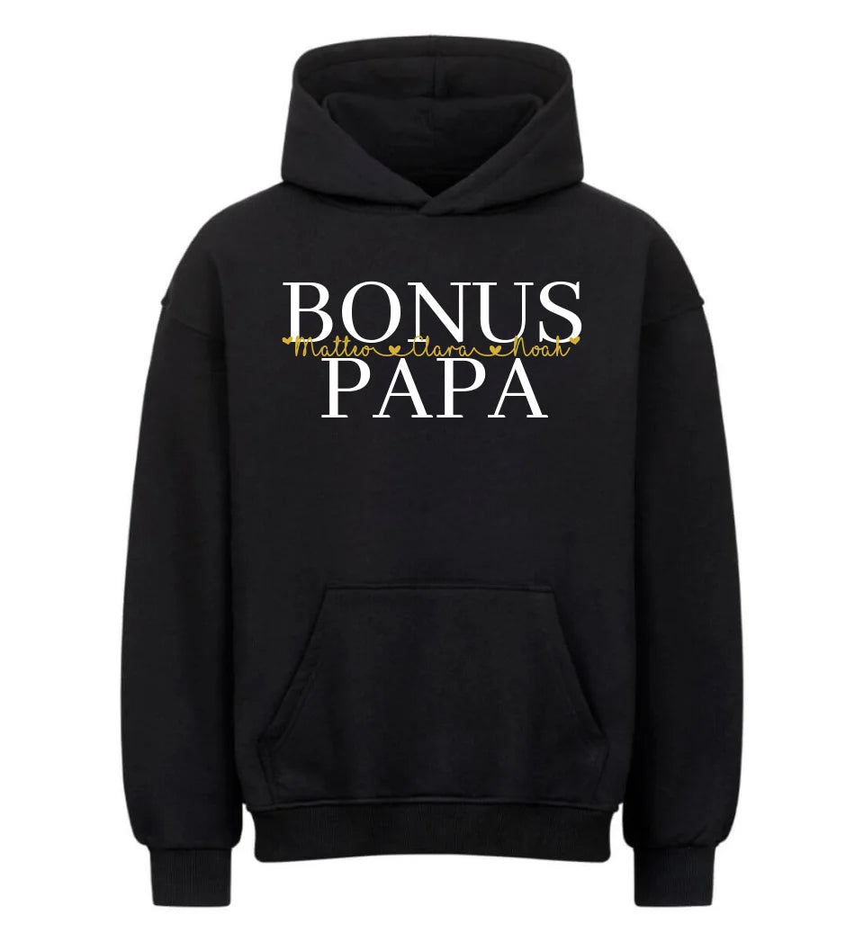 Bonus Papas personalisierbarer Premium Hoodie