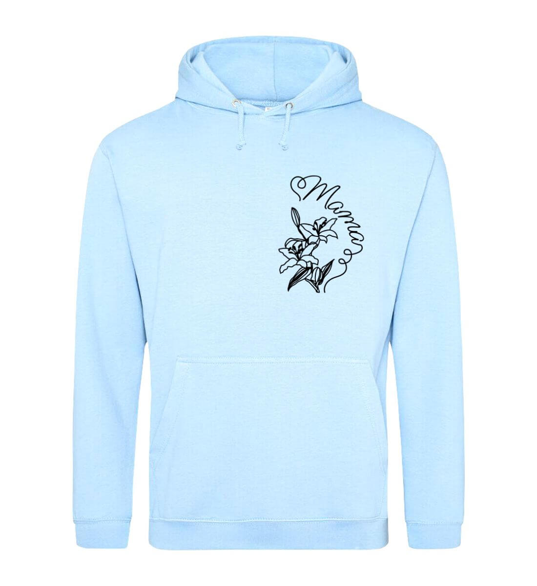 Blumen für Mama - Premium Hoodie für Damen aus Biobaumwolle