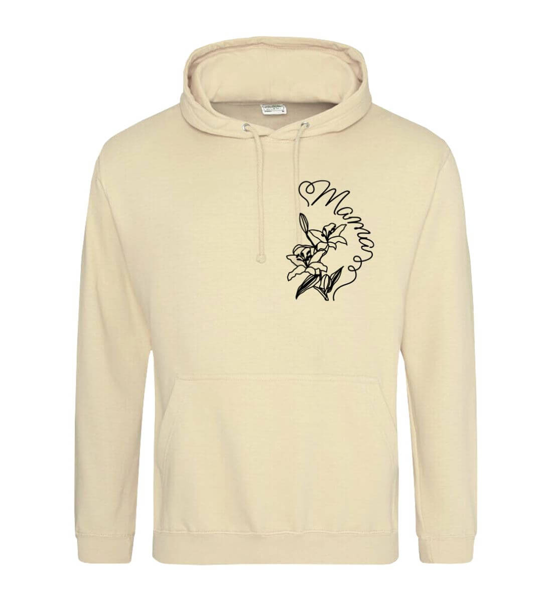 Blumen für Mama - Premium Hoodie für Damen aus Biobaumwolle