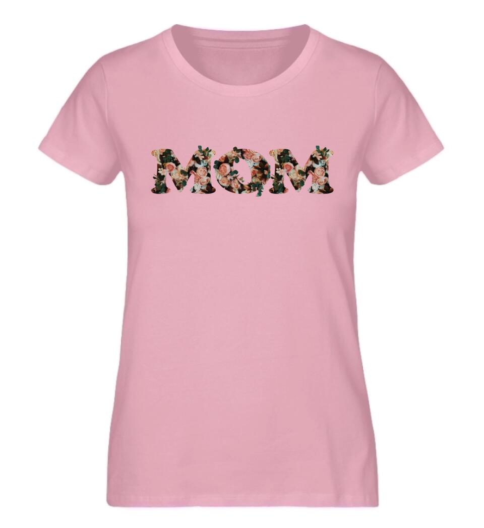 Mom of two - personalisiertes Premium Shirt aus Biobaumwolle