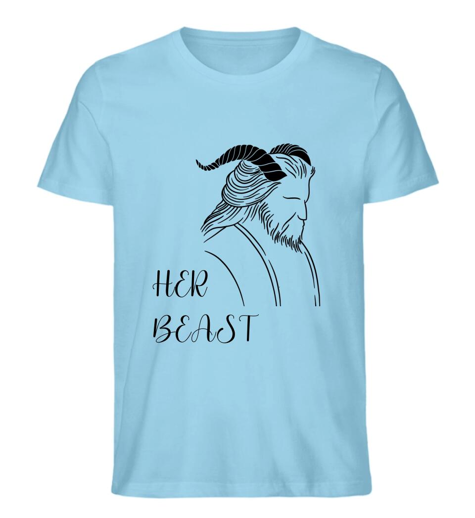 Her Beast Premium Shirt aus Biobaumwolle Partnerset