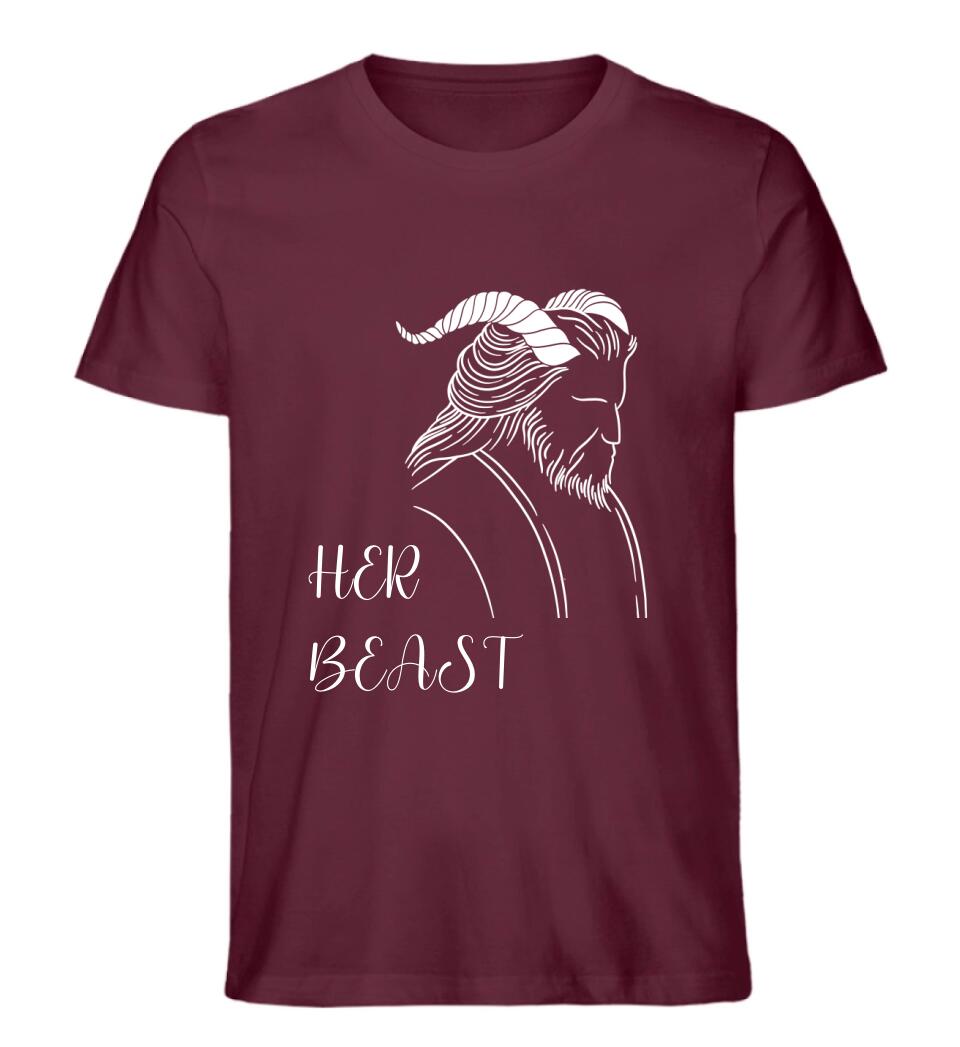 Her Beast Premium Shirt aus Biobaumwolle Partnerset