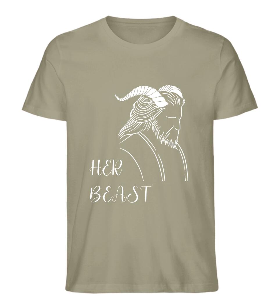 Her Beast Premium Shirt aus Biobaumwolle Partnerset