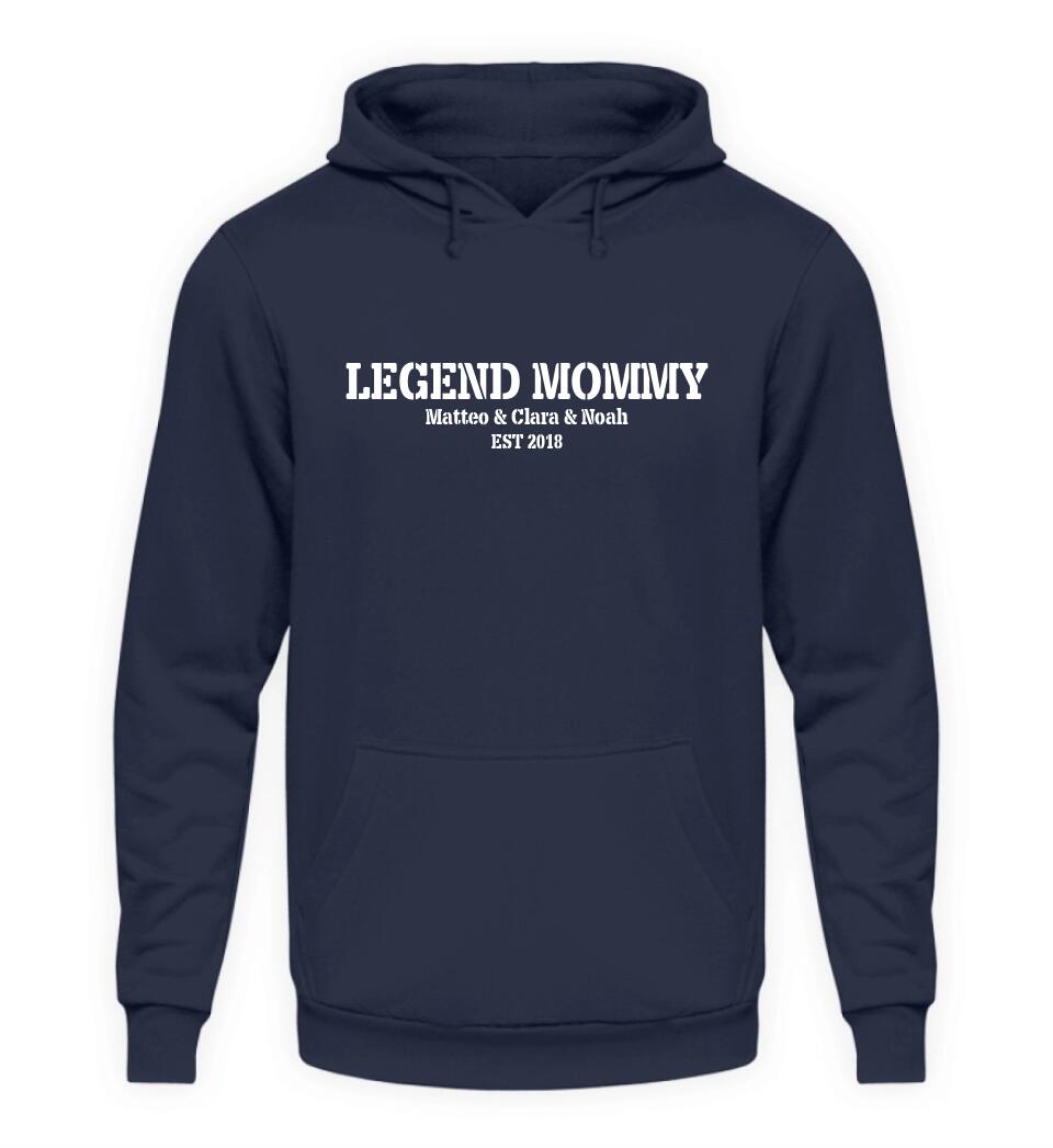 LEGEND MOMMY Hoodie personalisierbar