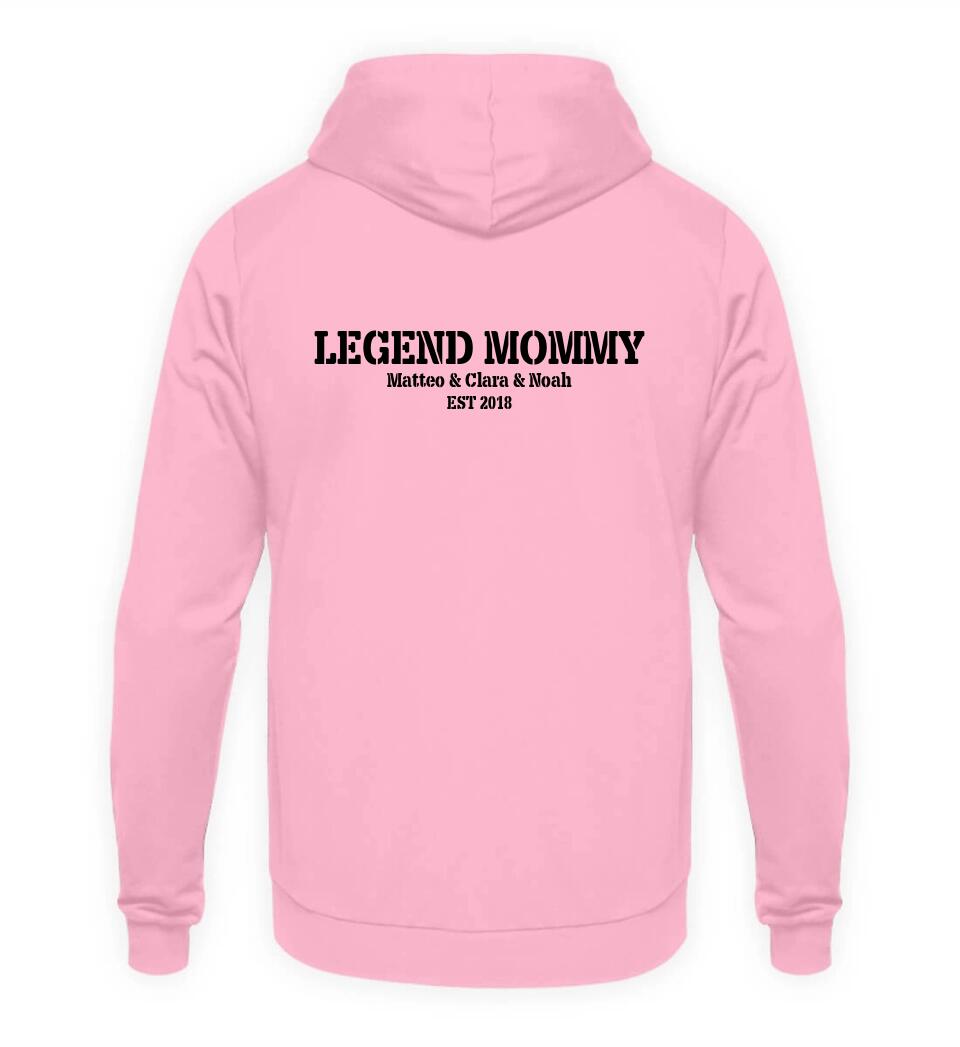 LEGEND MOMMY Hoodie personalisierbar