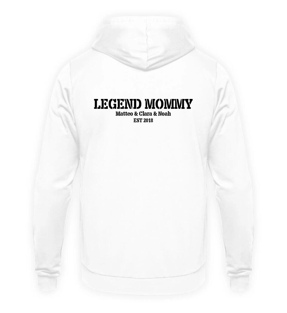 LEGEND MOMMY Hoodie personalisierbar