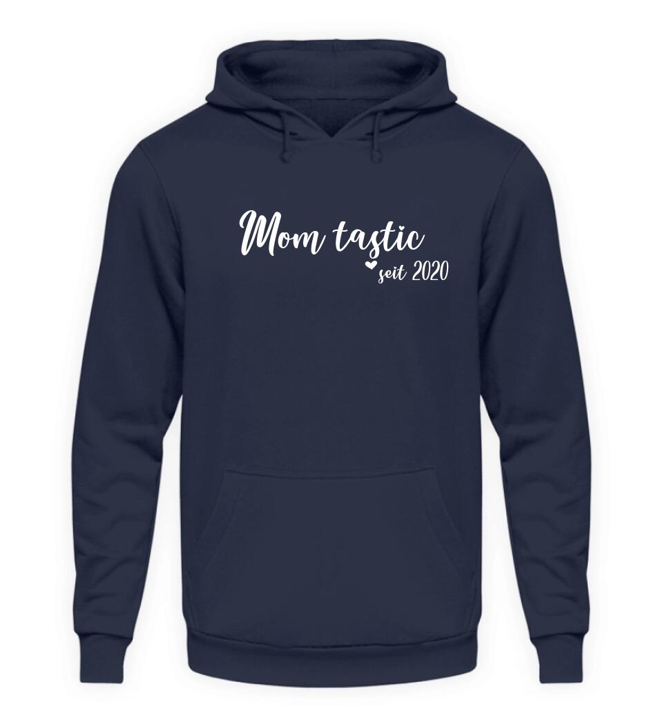 MOM Schreibschrift in Rosenfarben - Hoodie personalisierbar