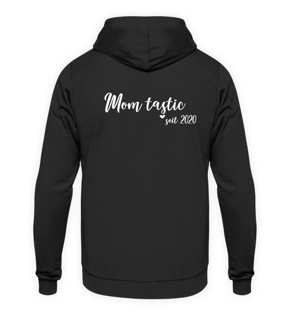 MOM Schreibschrift in Rosenfarben - Hoodie personalisierbar